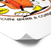 Condom Legend Inappropriate Funny 90s Retro T Funn Poster (Hoek)