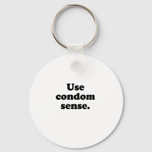 CONDOM SENSE GEBRUIKEN SLEUTELHANGER (Voorkant)