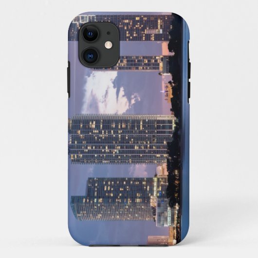Condominiumtorens aan de waterfront in Miami Case-Mate iPhone Case (Achterkant)