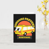 Condoms Prevent Minivans Funny  Kaart (Gele Bloem)