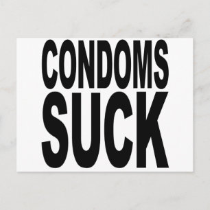 Condoms Suck Briefkaart