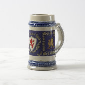 Condon Ierse Schild Griffin Stein Bierpul (Voorkant rechts)