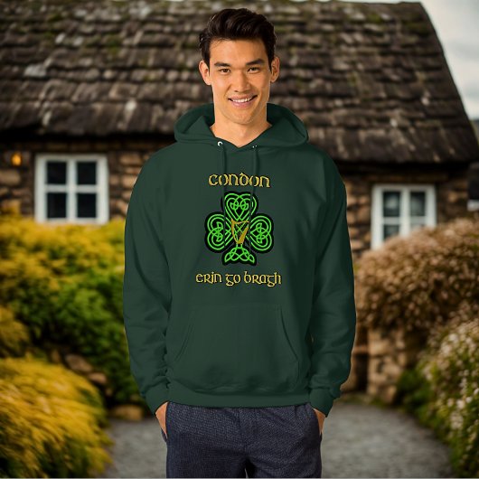 Condon Irish Hoodie with Celtic Knot