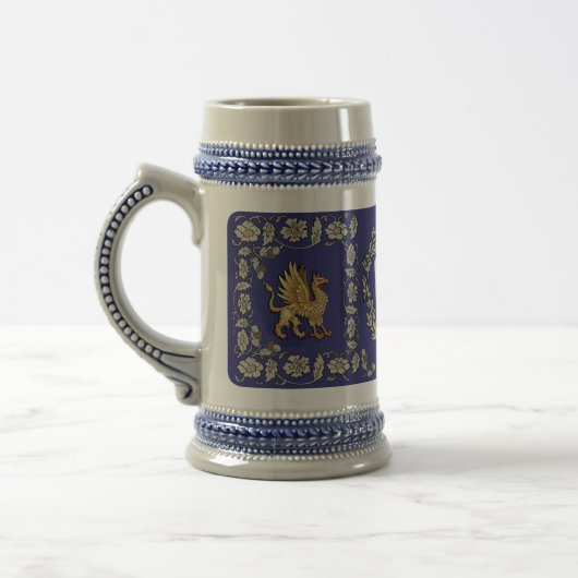 Condon Irish Shield Griffin Stein Bierpul (Links)