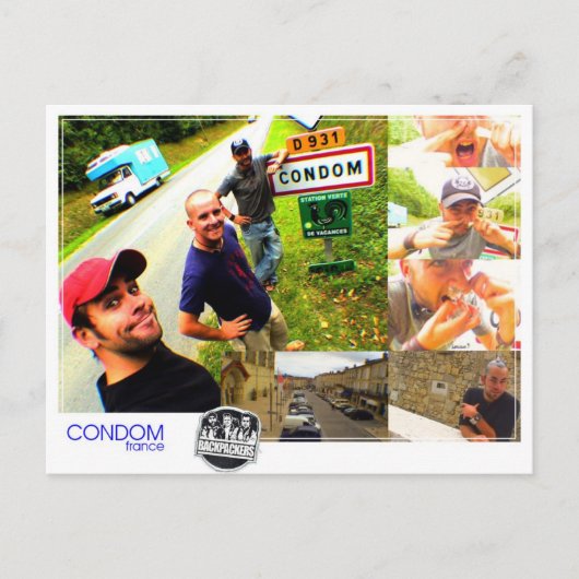 Condoom - Briefkaart (Voorkant)