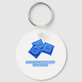 Condooms Prevent Minivans Sleutelhanger (Voorkant)