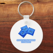 Condooms Prevent Minivans Sleutelhanger (Voorkant)