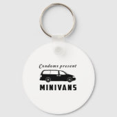Condooms Prevent Minivans Sleutelhanger (Voorkant)