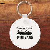 Condooms Prevent Minivans Sleutelhanger (Voorkant)