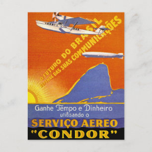 Condor ~ Brazillian Air Service Briefkaart