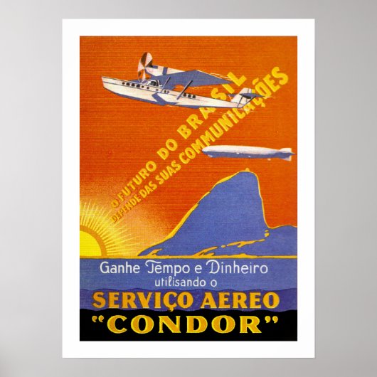 Condor ~ Brazillian Air Service Poster (Voorkant)