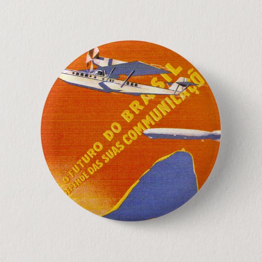 Condor ~ Brazillian Air Service Ronde Button 5,7 Cm (Voorkant)