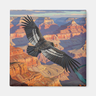 Condor in het Grand Canyon National Park Magneet