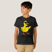 Conducktor Funny Duck Music Pun Orchestra Design T-shirt (Voorkant volledig)