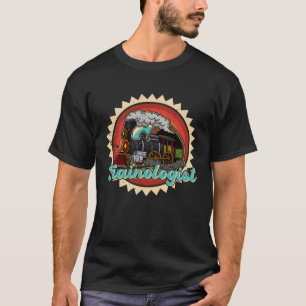Conducteur spoorweg Model station Spoorwegarbeider T-shirt