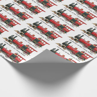 Conducteur Van De Crazy Train Cadeaupapier