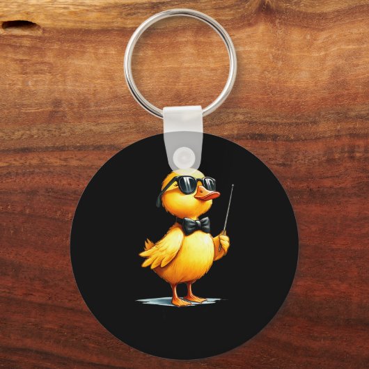 Conductor, Funny Duck Quote Sleutelhanger (Voorkant)