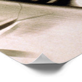 Conductor Huge Mustache Retro Poster (Hoek)