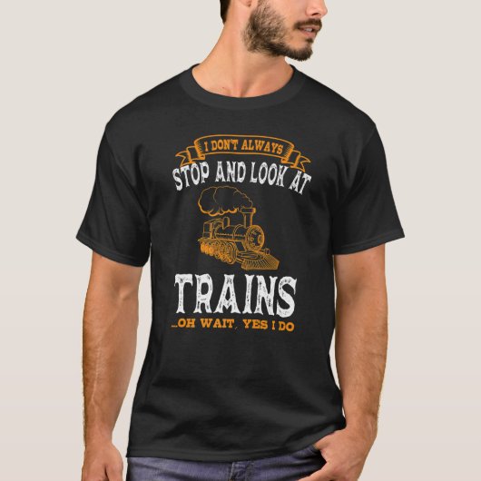 Conductor Train Express Rail Transport Freight Rai T-shirt (Voorkant)