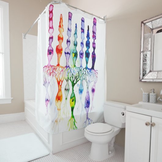 Cone-cellen en bipolair neuron van de retina douchegordijn (In situ)