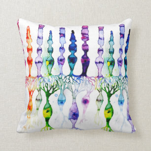 Cone-cellen en bipolaire neurond van het netvlies kussen