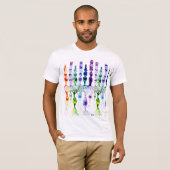 Cone cells rod cells and bipolar neurons of retina t-shirt (Voorkant volledig)