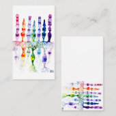 Cone cells rod cells and bipolar neurons of retina visitekaartje (Voorkant / Achterkant)