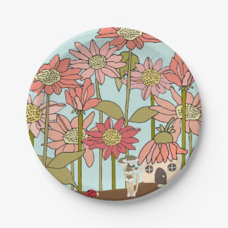 Cone Flower, Fairy huis Papier Bord