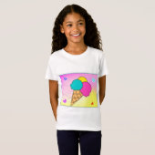 "Cone Ice Cream Treat T-Shirt" T-shirt (Voorkant volledig)