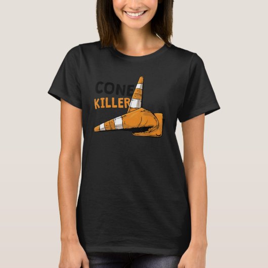Cone Killer Autocross 1 T-shirt (Voorkant)