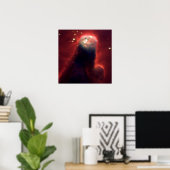 Cone Nebula (Hubble Telescope) Poster (Thuiskantoor)