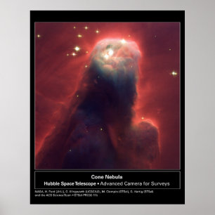 Cone Nebula NGC 2264 Hubble Telescope Poster