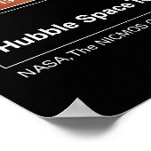 Cone Nebula NGC 2264 Hubble Visible vs. Infrarood Poster (Hoek)