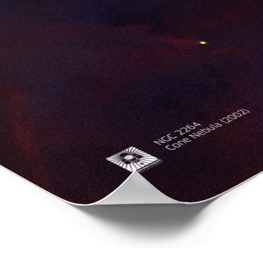 Cone Nebula, NGC 2264 - NASA Hubble Space Telescop Poster (Hoek)