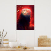 Cone Nebula, NGC 2264 - NASA Hubble Space Telescop Poster (Keuken)