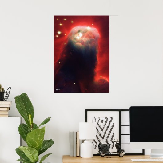 Cone Nebula, NGC 2264 - NASA Hubble Space Telescop Poster (Thuiskantoor)