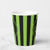 Cone Paper Cups (CU's) met groene gifstoffen Papieren Bekers (Links)
