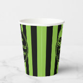 Cone Paper Cups (CU's) met groene gifstoffen Papieren Bekers (Rechts)