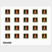 CONE PET 1a Ronde Sticker (Vel)