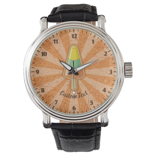 Cone Shaped Sorbet Stick Horloge (Voorkant)