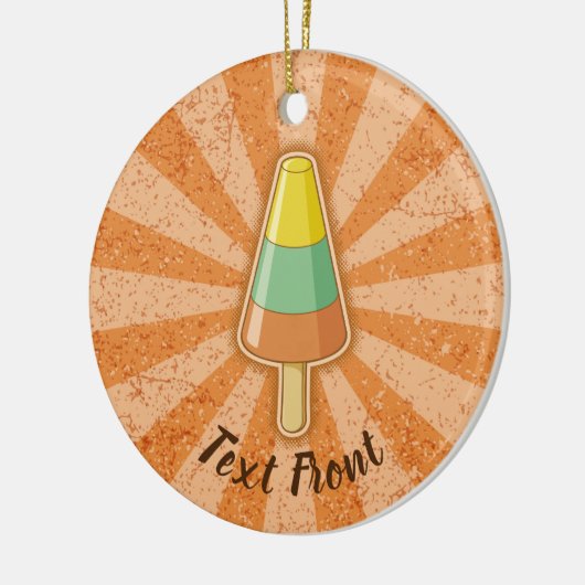 Cone Shaped Sorbet Stick Keramisch Ornament (Links)