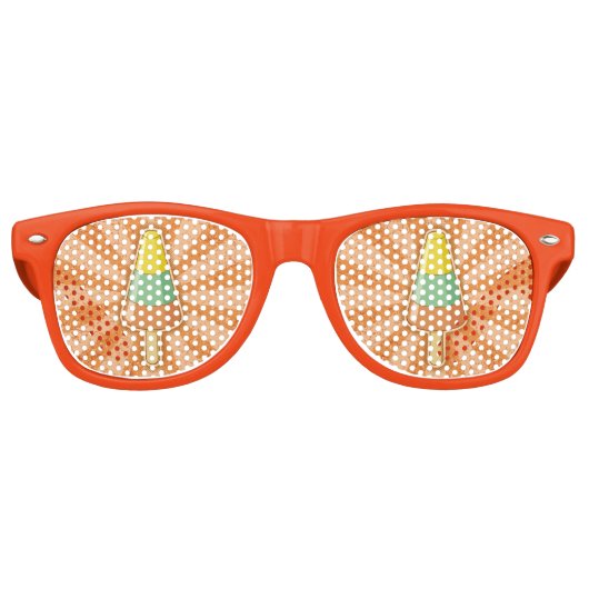 Cone Shaped Sorbet Stick Retro Zonnebril (Voorkant)