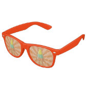 Cone Shaped Sorbet Stick Retro Zonnebril (Gekanteld)