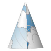 CONE van de orkaan Gag Joke Gift van de ONZEKERHEI Feesthoedjes (Achterkant)