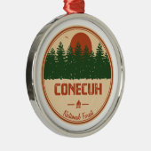 Conecuh National Forest Metalen Ornament (Rechts)