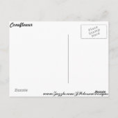 Conefloer Briefkaart (Achterkant)
