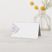 Conefloer elegant Damask Blank Place Kaarten Plaatskaartje (Voorkant)