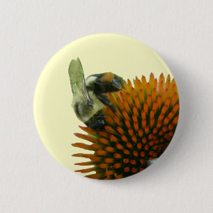 Conefloer- en Oosterse timmerbijenproducten Ronde Button 5,7 Cm