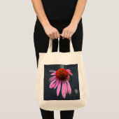 Conefloer op Denim Coördinerende punten Tote Bag (Voorkant (product))