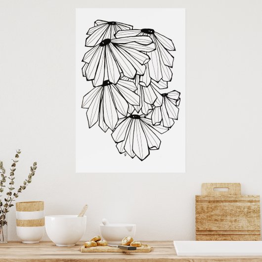 Conefloer Poster (Keuken)